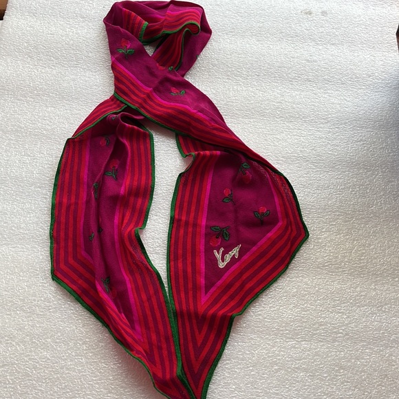 Vtg Kenzo Long Scarf - Picture 5 of 15